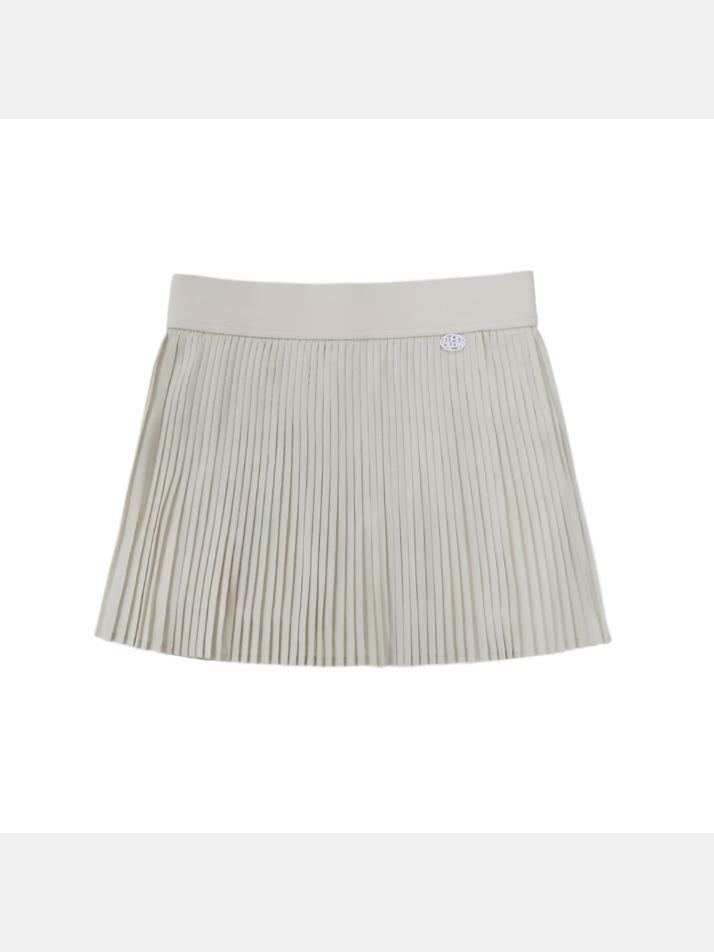 블로썸 스트레치 플리츠 스커트 CREAM