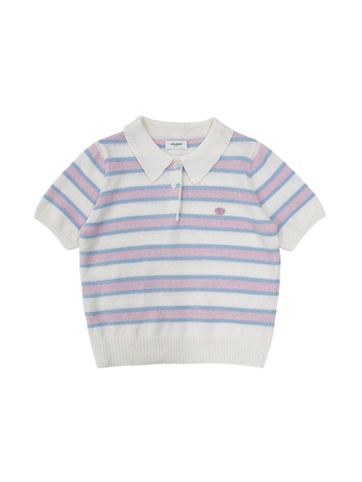 코코 썸머 카라니트 WHITE