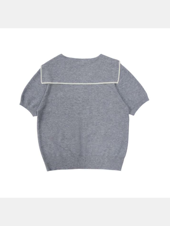 로고 세일러 썸머니트 GREY