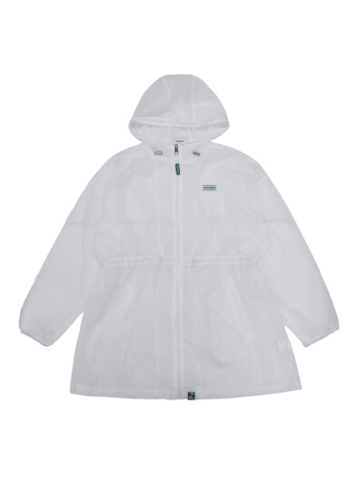 UV케어 방풍 스트링 하프점퍼 WHITE