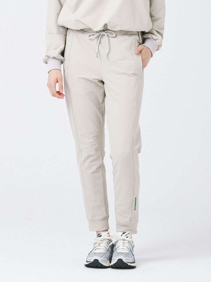 방풍 나일론 조거팬츠 BEIGE