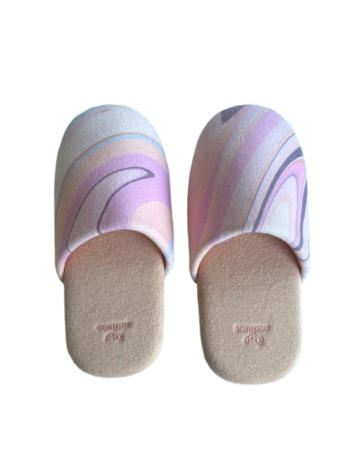Pink 테리 룸슈즈