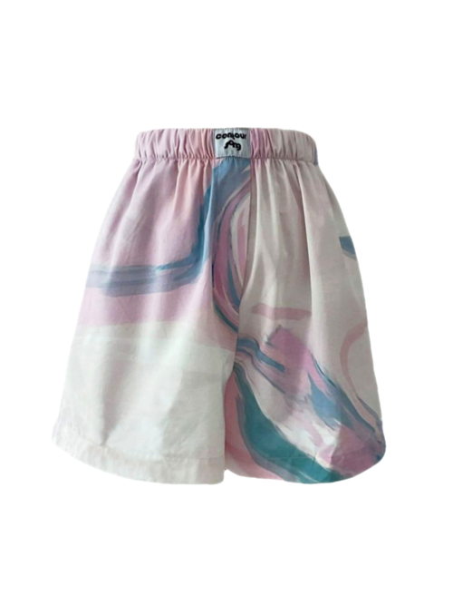 Pink 면모달 포켓 쇼츠
