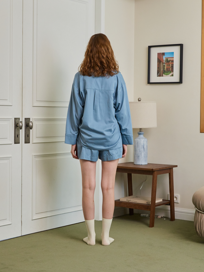 G/Blue 단작 파자마 쇼츠 세트