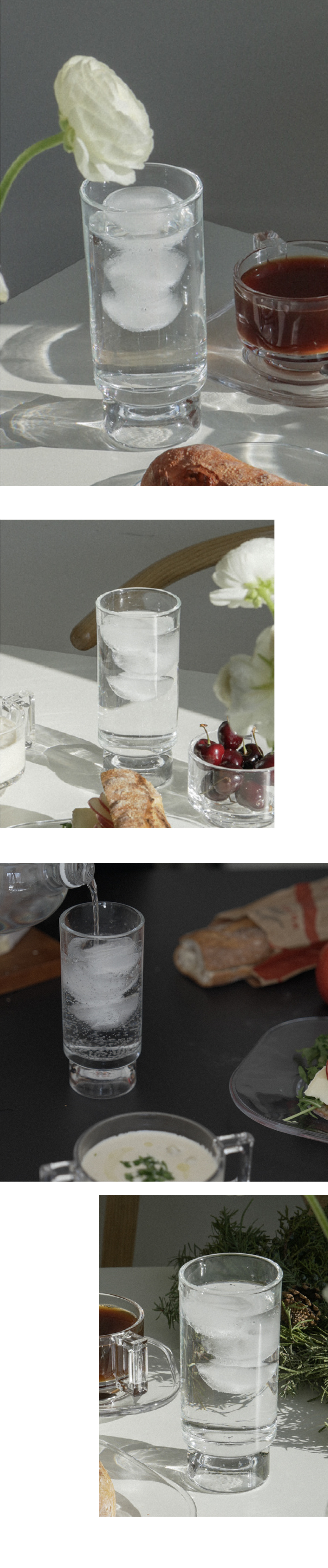 ARNO GLASS TUMBLER/CLEAR (2 IN 1) | ETERNAL JOURNEY