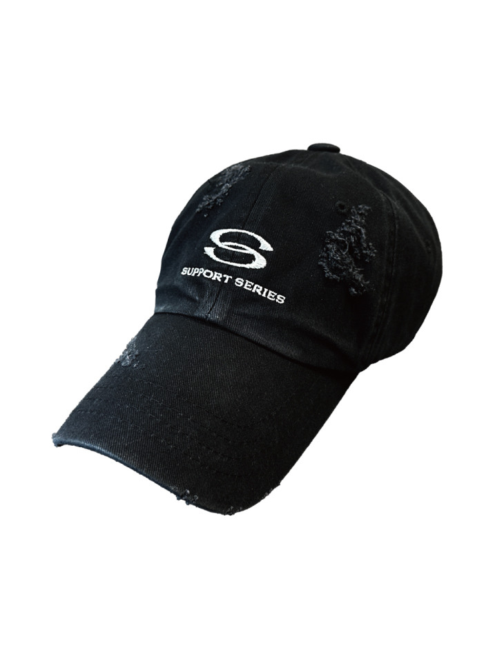 SUPPORT SERIES WASHING BALL CAP BLACK