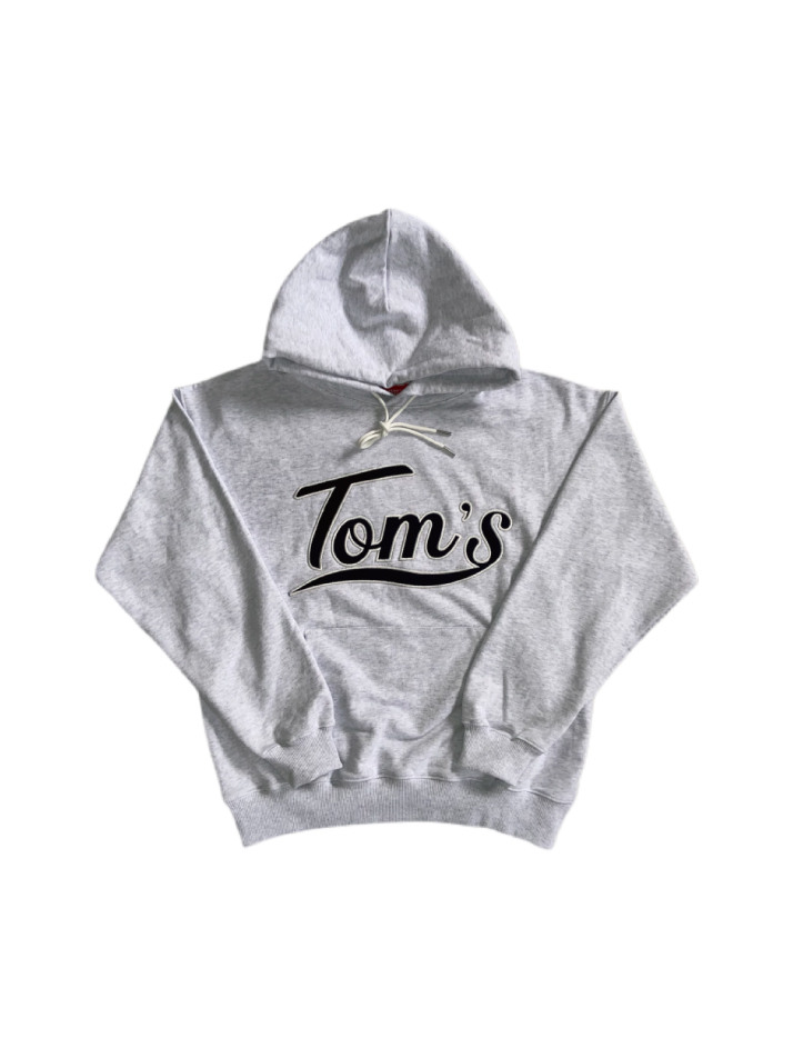 TOM'S HOODIE WHITE GREY