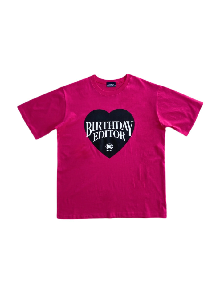TOM'S BIG HEARTS HALF-T PINK