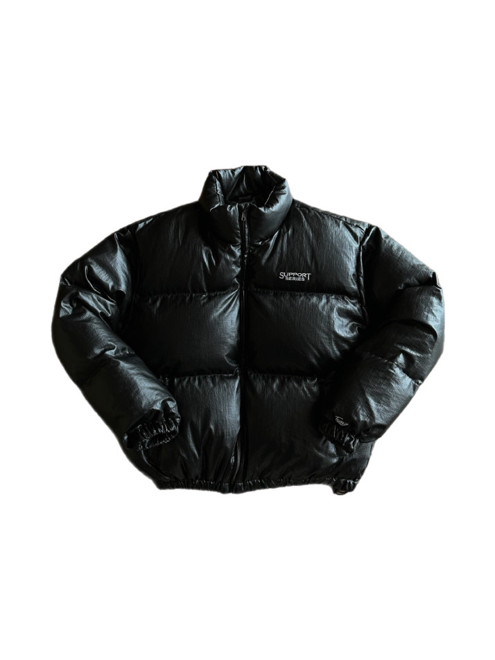 SUPPORT SERIES GLOSSY PUFFER BLACK 