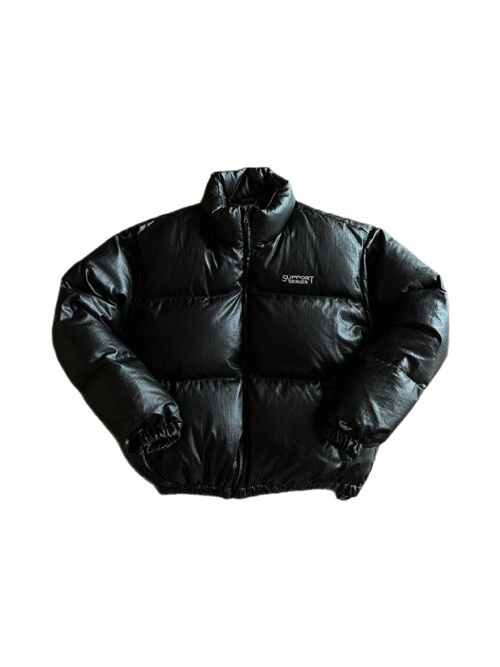 SUPPORT SERIES GLOSSY PUFFER BLACK