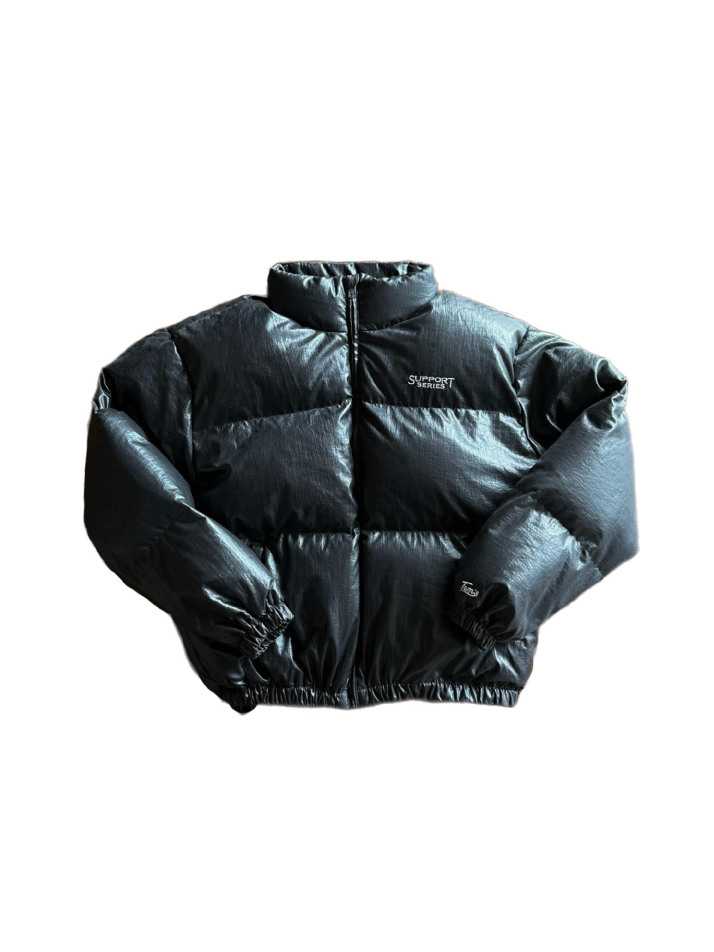 SUPPORT SERIES GLOSSY PUFFER SILVER
