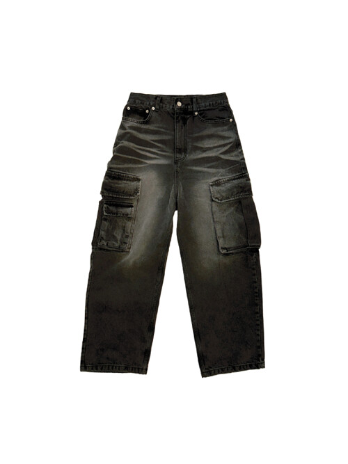 TBD XXL cargo pants Black Washed