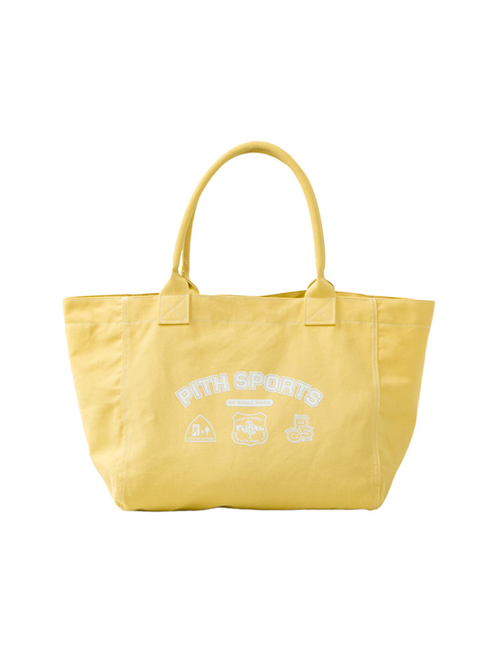 Canvas Shopper Bag (Yellow)