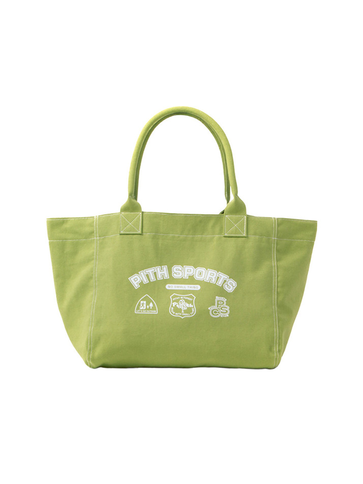 Canvas Shopper Bag (Green) 