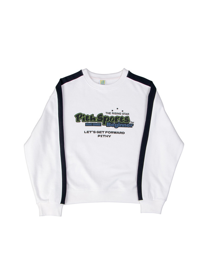 Beginner Sweatshirt (White/Navy) 