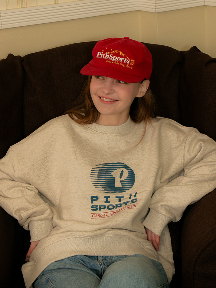 Sports Club Sweatshirt (Oatmeal)