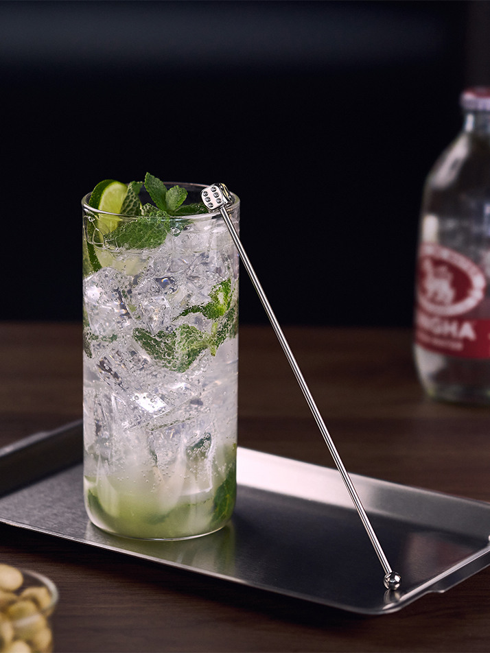 바겐슈타이거 스텐 304 다이스 머들러 실버