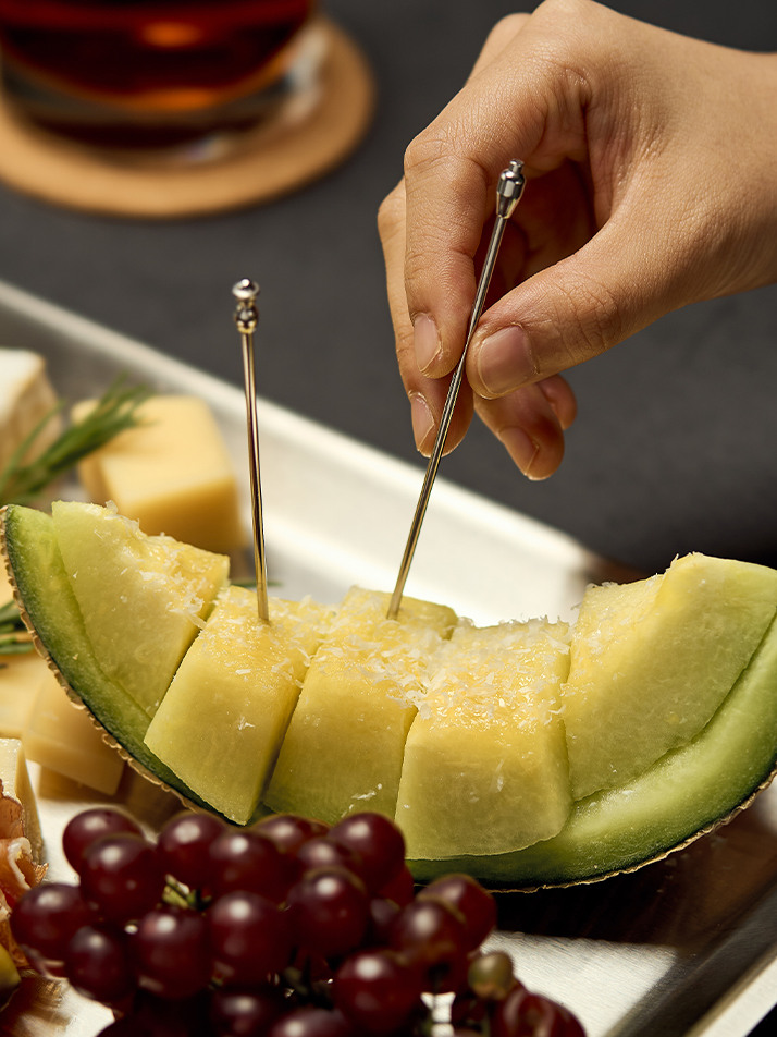 바겐슈타이거 스텐 304 홈탠팅 디저트 피커 8pcs 가니쉬 포크