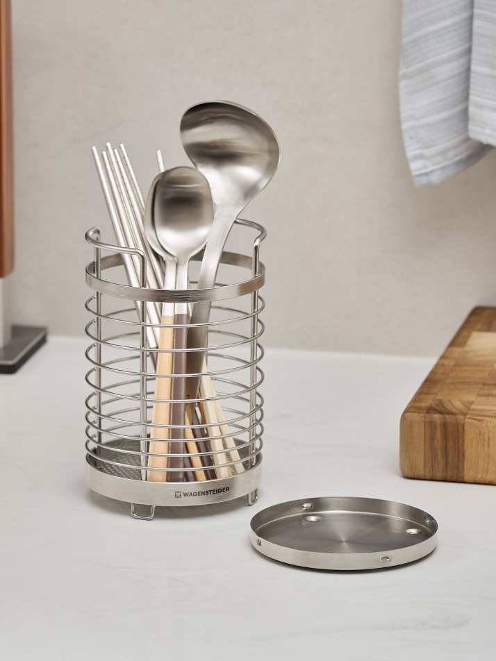 바겐슈타이거 스텐 304 벤틸로 홀더 분리형 수저통