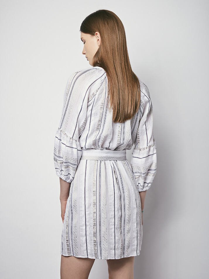 골드 자카드 원피스 Gold Jacquard Dress