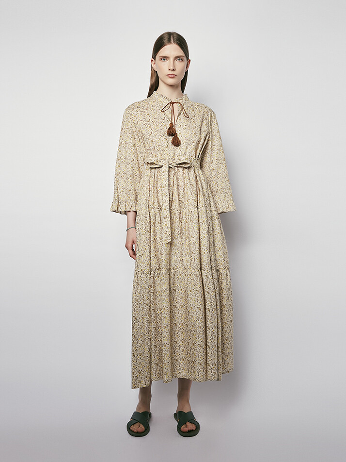 보헴 원피스 아이보리 멀티 Boheme Dress Ivory Multi