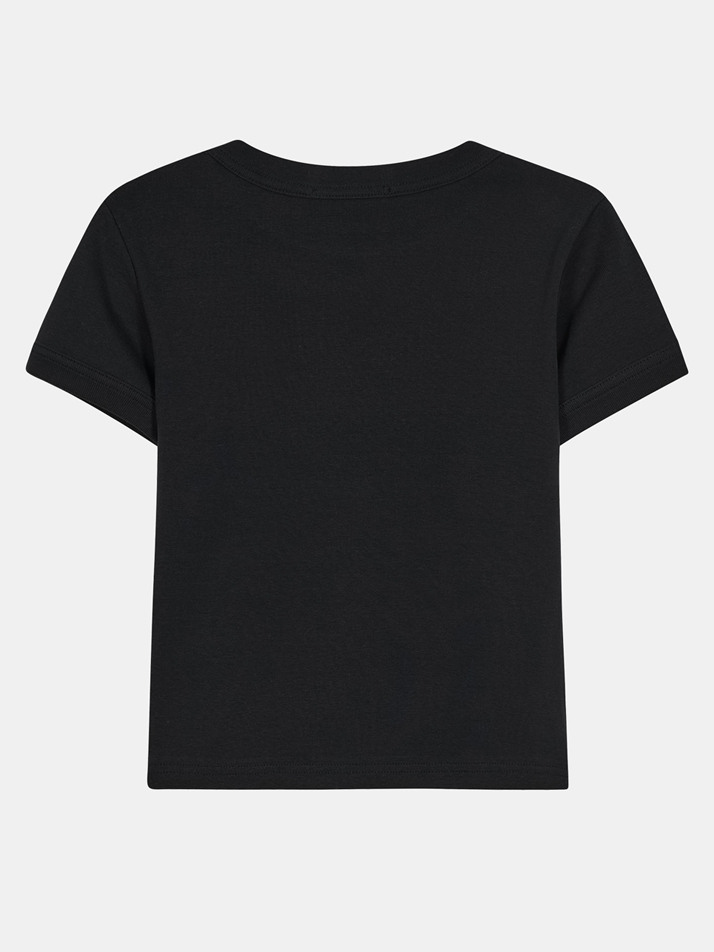 regular half t-shirts (black)