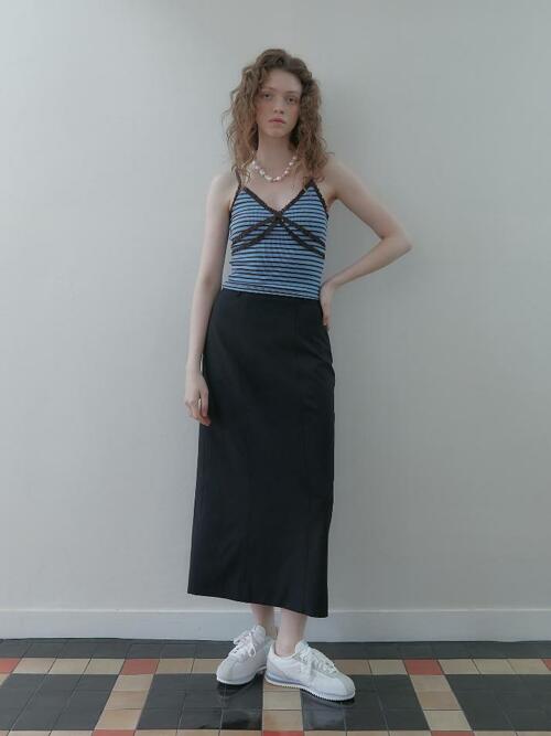 carolyn long skirt (black)