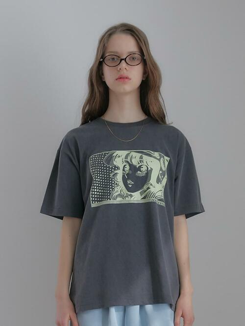 hether sequence t-shirts (charcoal-mint)