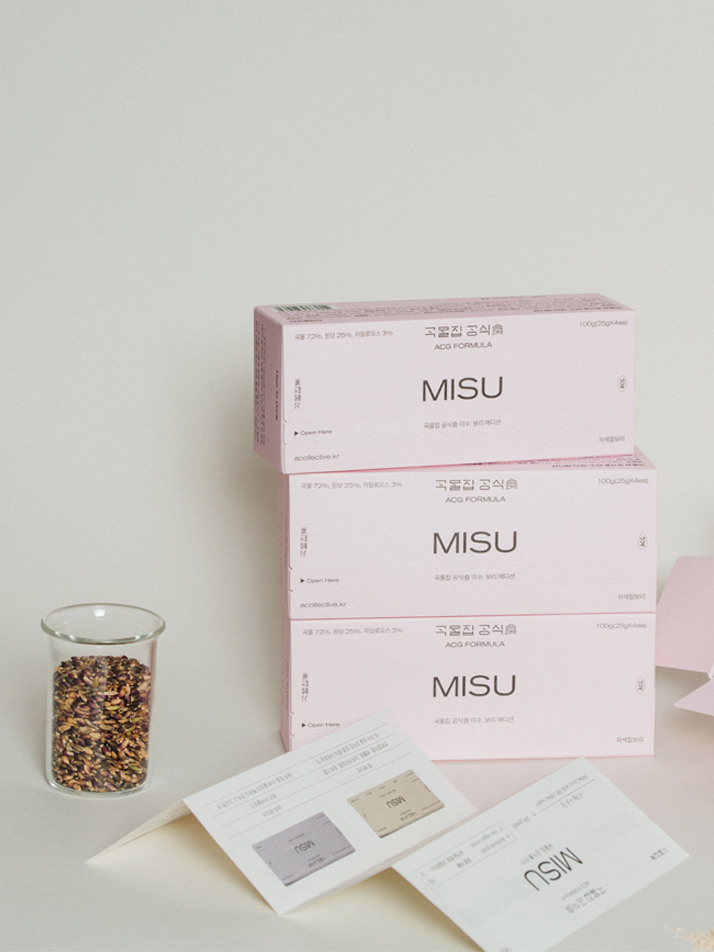 곡물집 공식食 미수(Misu) 보리 에디션 (25g*4입)