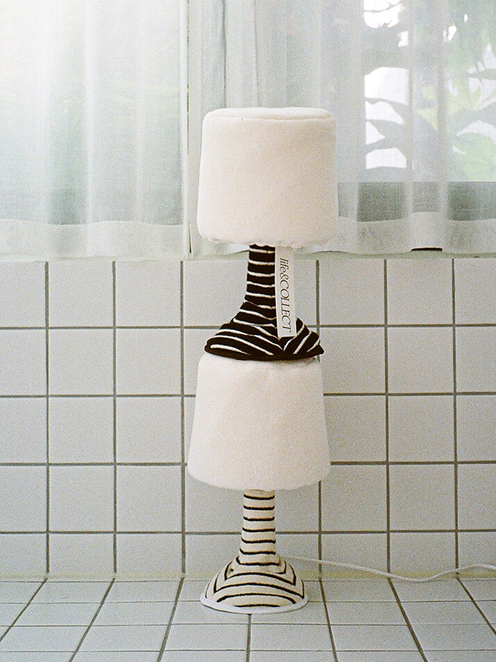 [MARSHMALLOW LAMP] 마시멜로 램프 (Terry/Black) 
