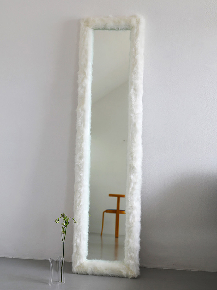 [FUR MIRROR] FAUX FUR MIRROR (전신/White)
