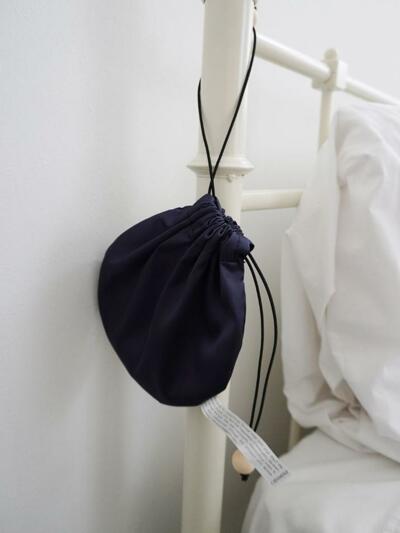 Cosymosy Satin [Moon] String Pouch (스트링 파우치) - 5 Color