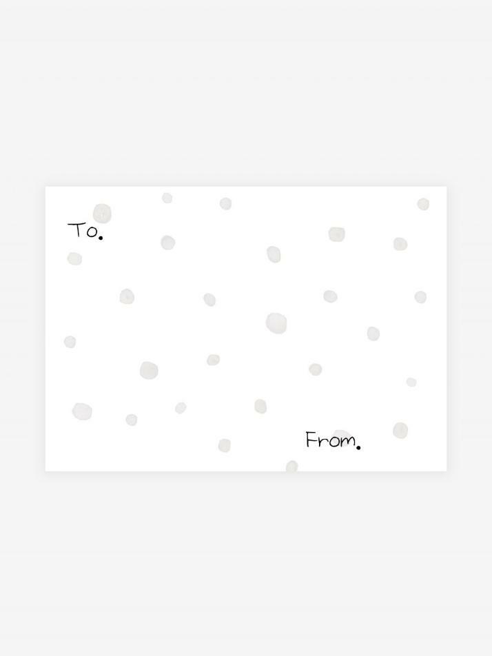 크리스마스 카드 - 산타 모자를 쓴 닥스훈트