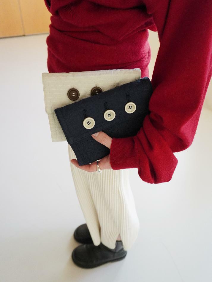 Cosymosy Cosy Button Note ( 노트커버+내지포함 / 북커버) - Cotton
