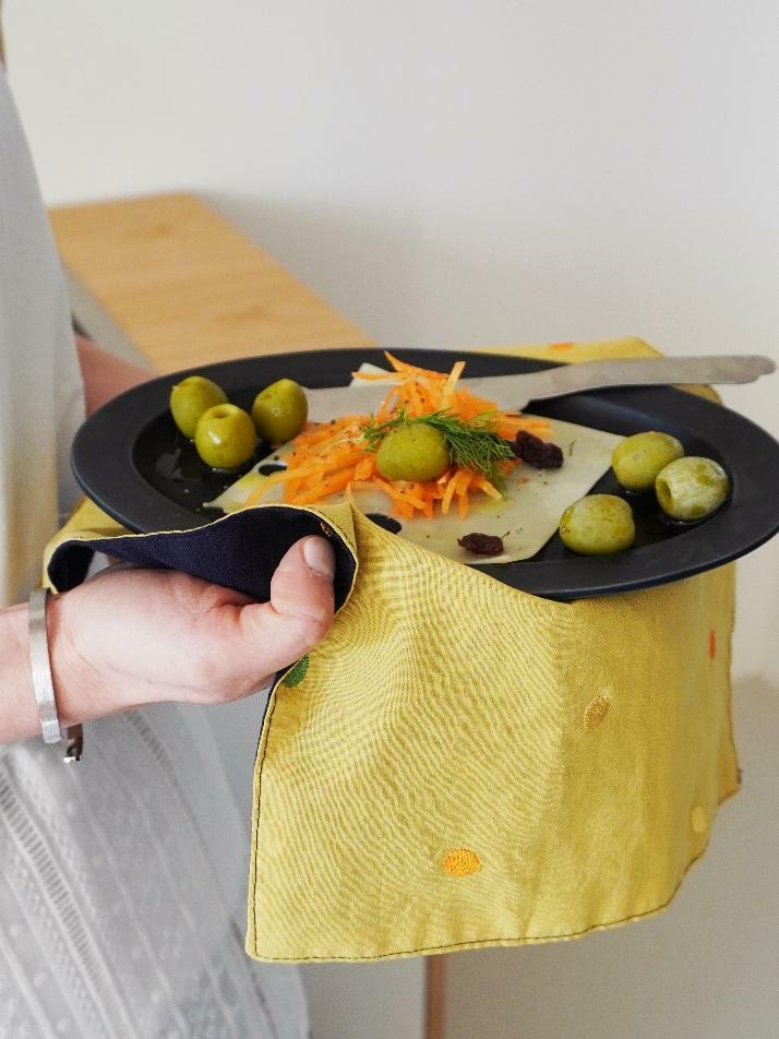 Cosymosy Vegetable Chips Kitchen Cloth (테이블 매트)