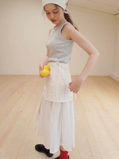 Cosymosy Gabriel Layered Skirt (레이어드 스커트)