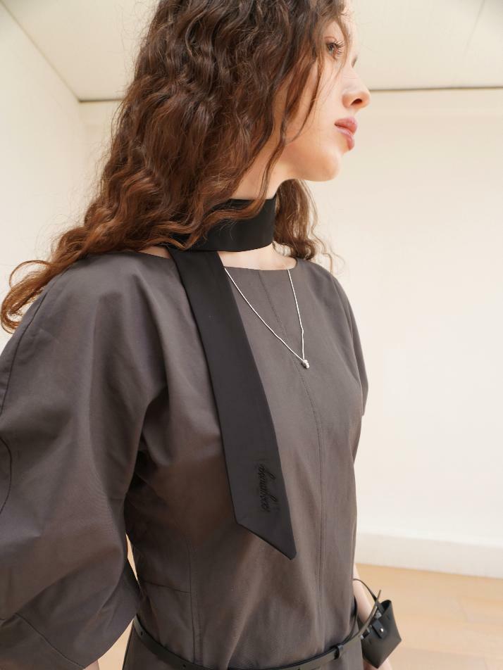 Cosymosy Silky Tie Classic Scarf (스카프) - 3 Color