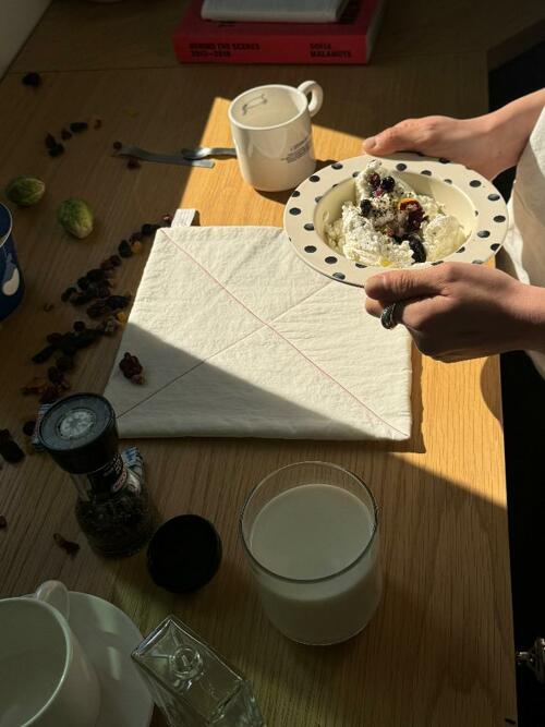 Cosymosy Mok-hwa Som Fabric Mat - Square (테이블매트)