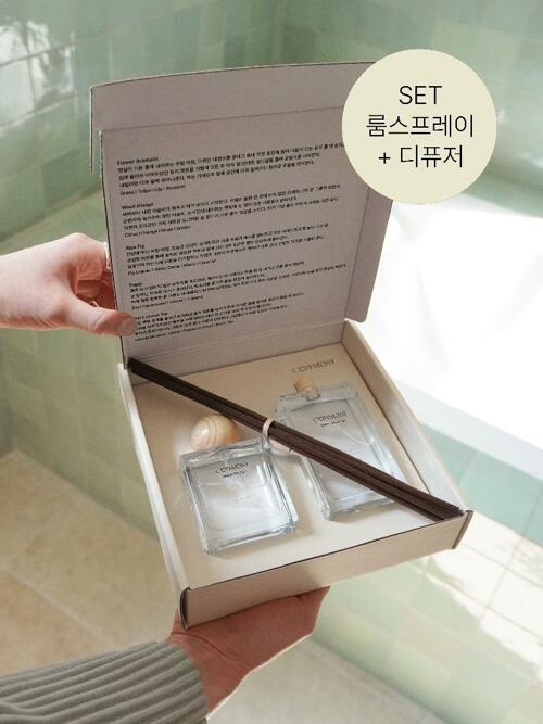 Cosymosy Home Fragrance Gift Set (룸스프레이 + 디퓨저)