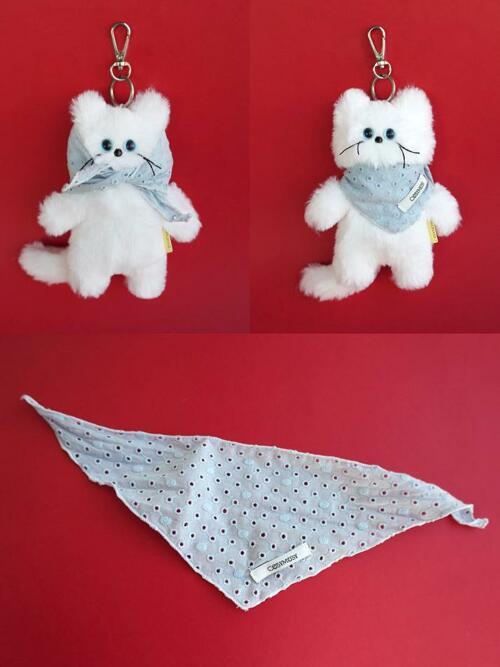 Keyring Acc [Blue Scarf] (키링 옷, 악세사리)