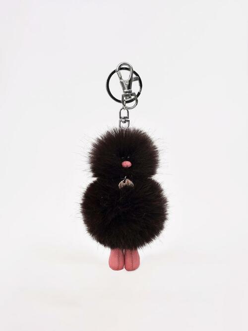 Cosymosy Mini Bird Keyring - Dark Brown