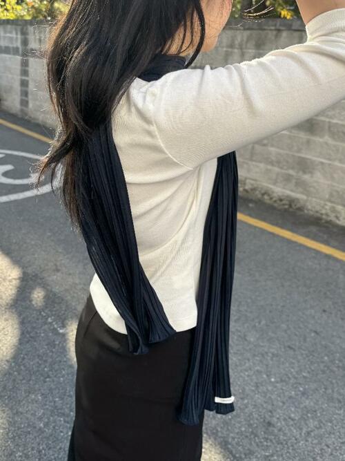 데니쉬 스카프  - 네이비