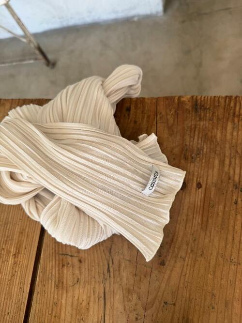 데니쉬 스카프  - 아이보리