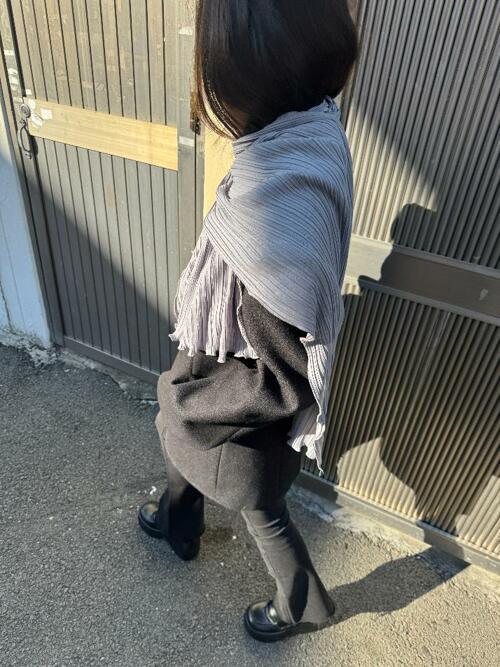 데니쉬 스카프  - 그레이