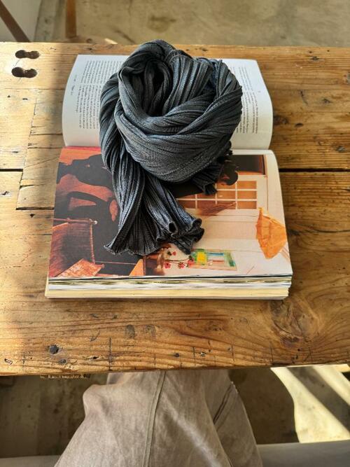 데니쉬 스카프  - 차콜