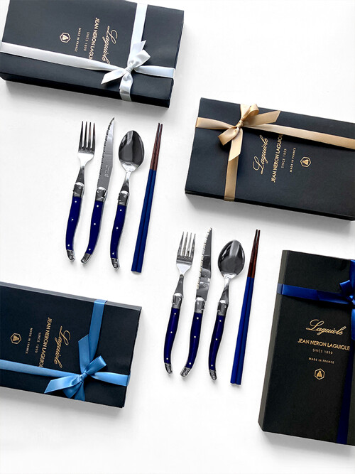 [선물포장] 장네론 라귀올 샌들젓가락 2인세트 (12color)