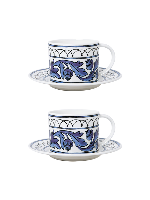 트위그뉴욕 헤리티지 블루버드 2인 커피세트