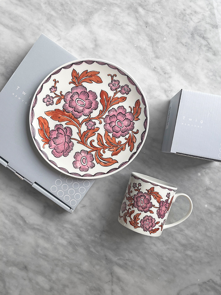트위그뉴욕 헤리티지 로사루고사 블룸 싱글 디저트&브런치 세트