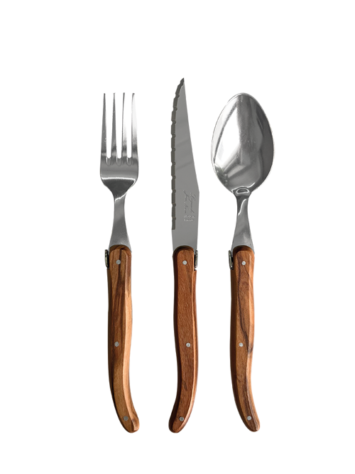 장네론 라귀올 테이블양식기 올리브 1인세트 (3p)