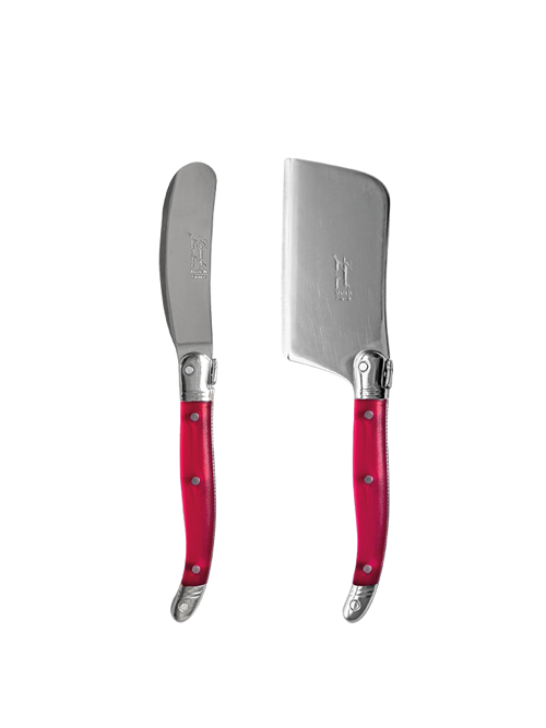 장네론 라귀올 로즈 버터나이프 & 치즈커터 세트